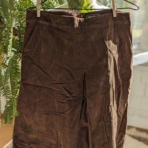 Eddie Bauer corduroy A-line skirt, size 10